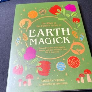 Earth Magick by Lindsay Squire book witchy cottage core vibes garden